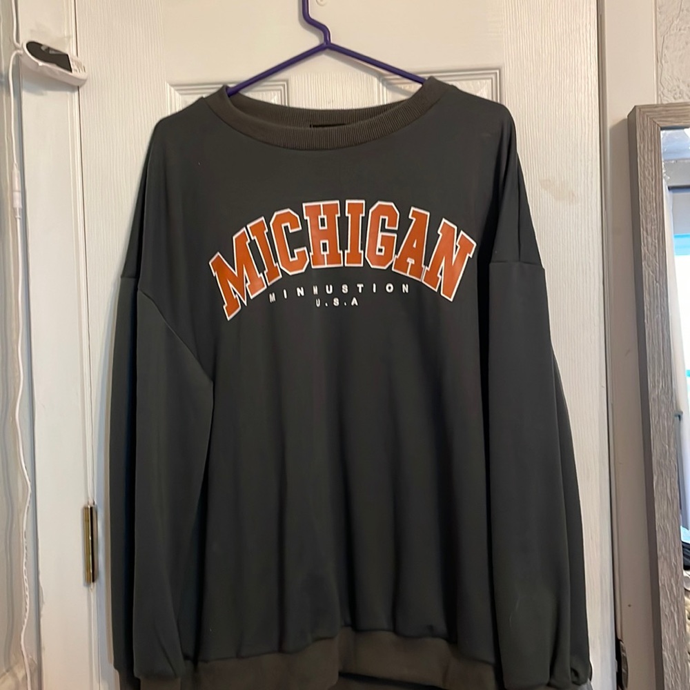 Michigan blushmark sweatshirt